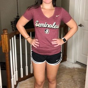 FSU V-neck T-shirt